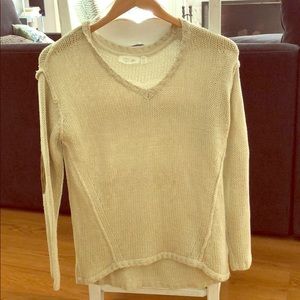 Cozy sweater with elbow pads